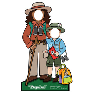 Hiker Woman and Boy